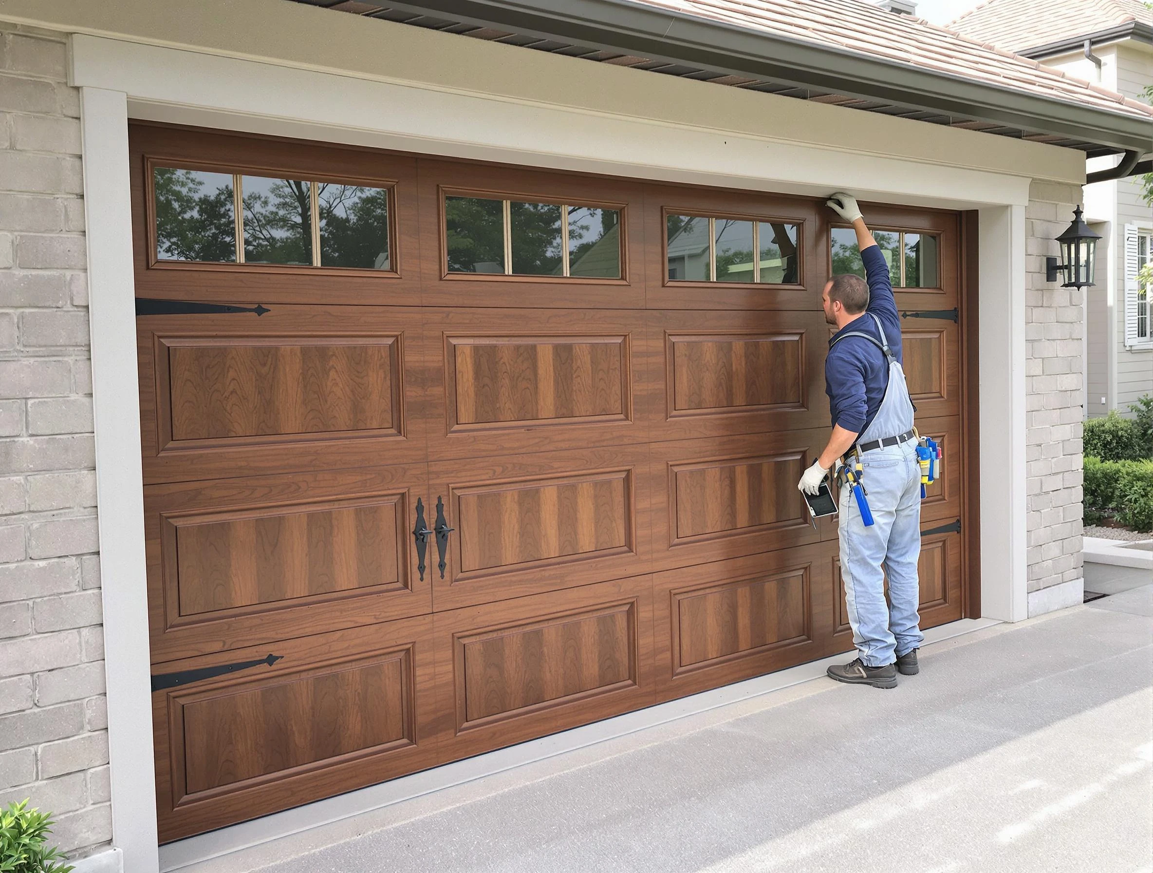 Custom garage door showcase by Gilbert Garage Door Repair in Gilbert