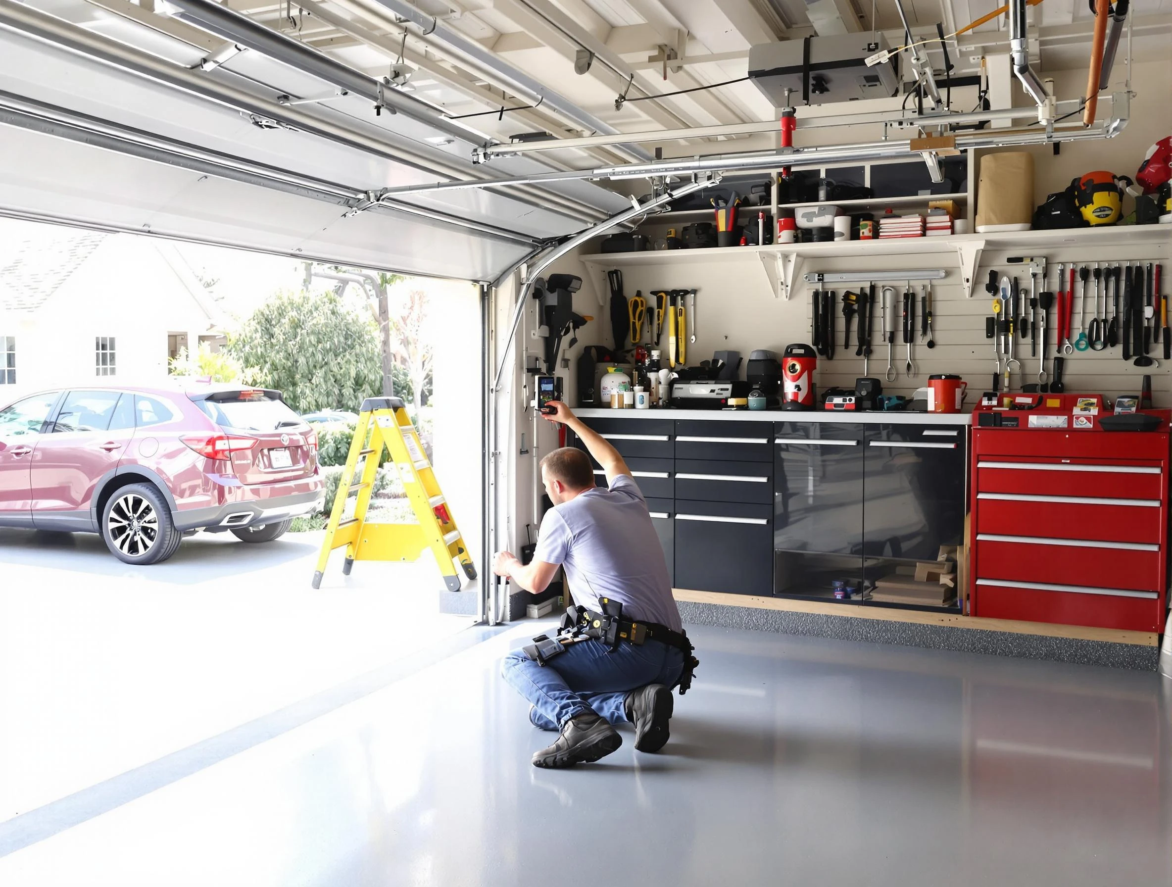 Local garage door repair service by Gilbert Garage Door Repair in Gilbert